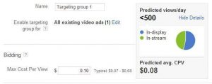 Setting up targeting groups in AdWords TrueView
