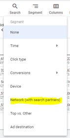 Search Partner-Select Network with Search Partners