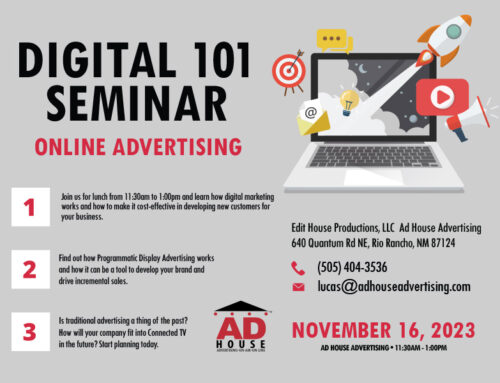 Digital 101 Seminar on Nov. 16, 2023