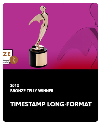 2012 Bronze Telly Award winner for Timestamp Long-Format video production