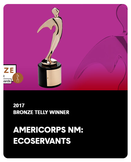 2017 bronze telly award winner for americorps nm ecoservants video production