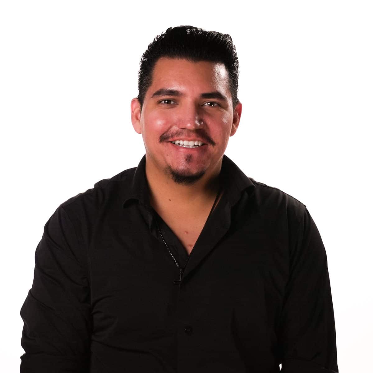 Photo of David Baca production assistant and editor.