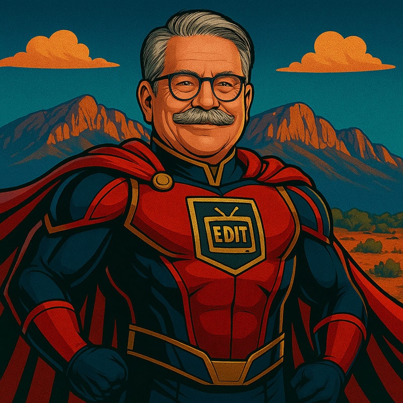 Super hero photo of Ed Smith owner producer and director