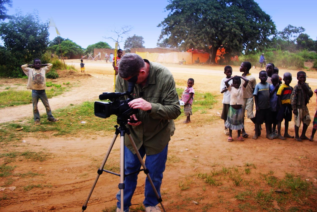 Edit House filming in Congo