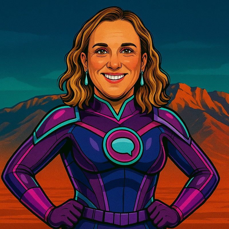 Super hero photo of Megan McMillan Marketing Coordinator