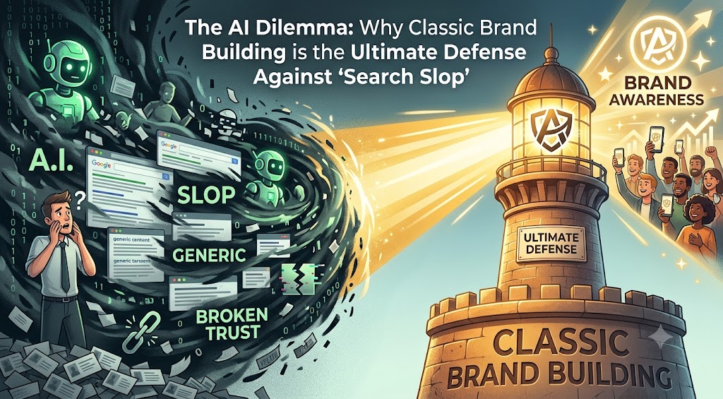 The AI Dilemma: Why Classic Brand Building is the Ultimate Defense Against “Search Slop”